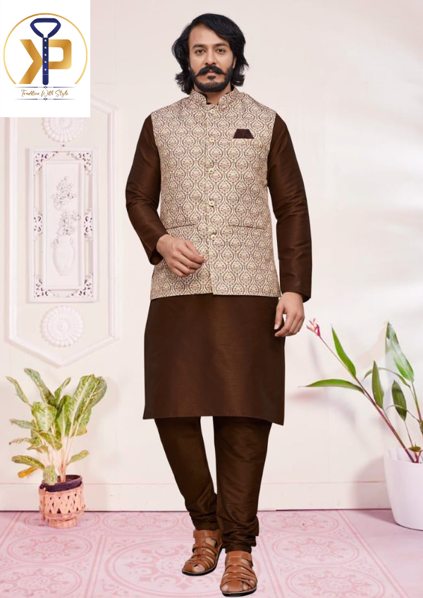 Cream color nehru sales jacket