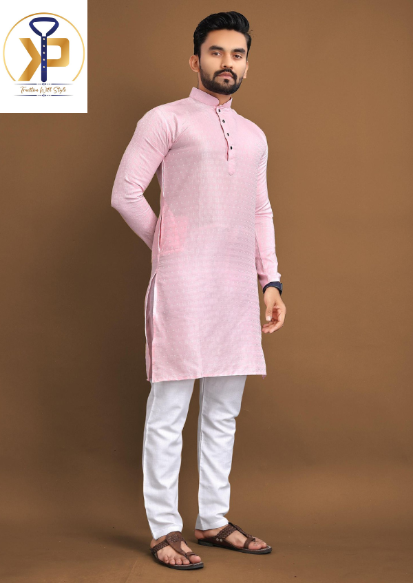 Pink colour kurta pajama hotsell