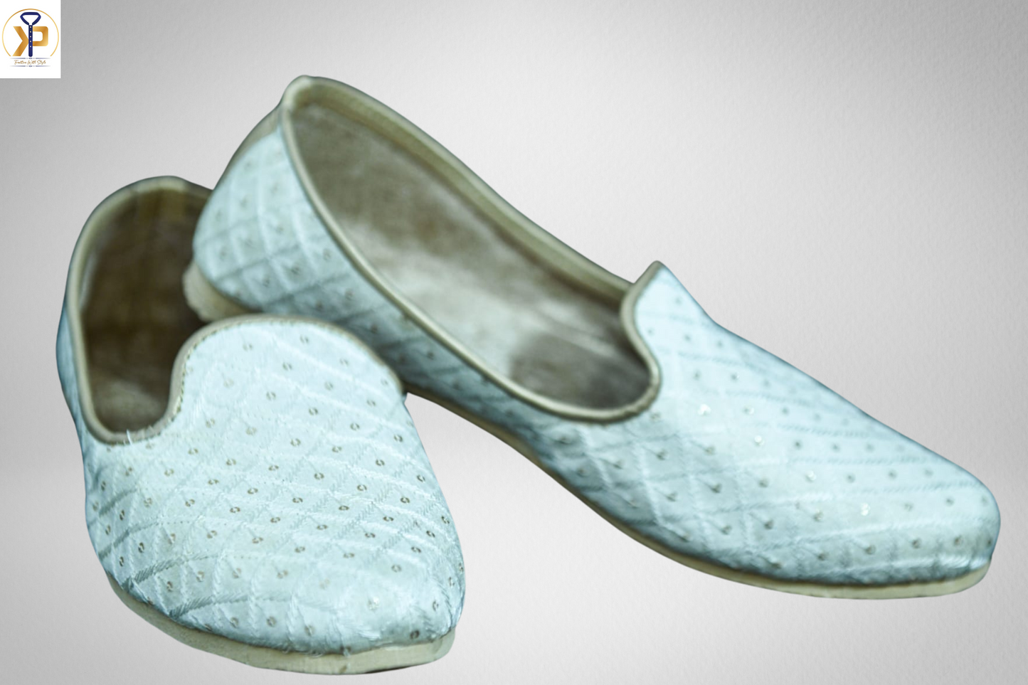 KPL0005 Designer Cream Jutti/Loafer For Men - Kurtapyjama.ca