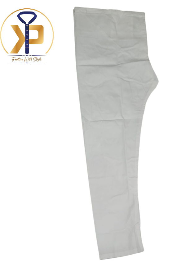 KPJ4003 White Pyjama For Kurta - Kurtapyjama.ca