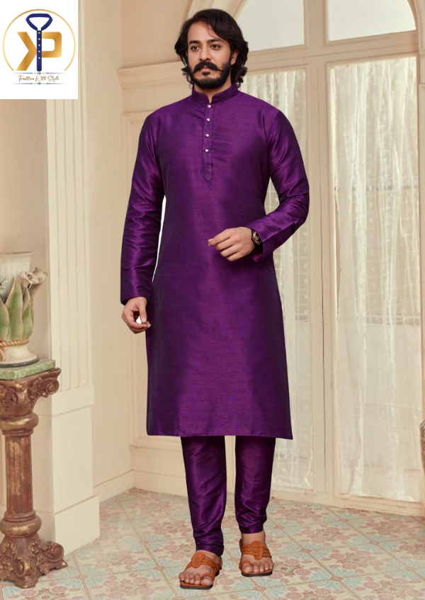 Kurta pajama purple colour hotsell