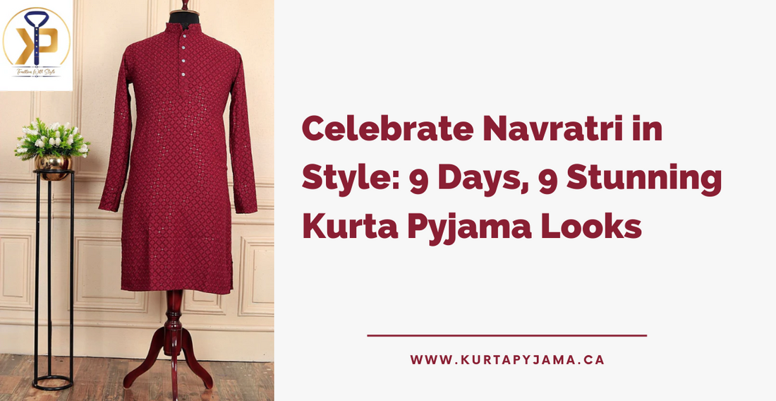 Celebrate Navratri in Style: 9 Days, 9 Stunning Kurta Pyjama Looks