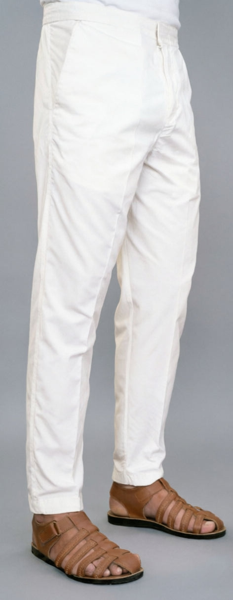 KPJ4002 White Polo Pant