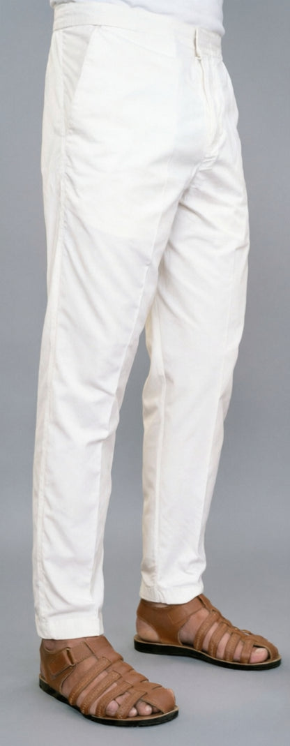 KPJ4002 White Polo Pant