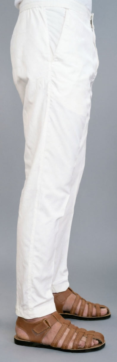 KPJ4002 White Polo Pant