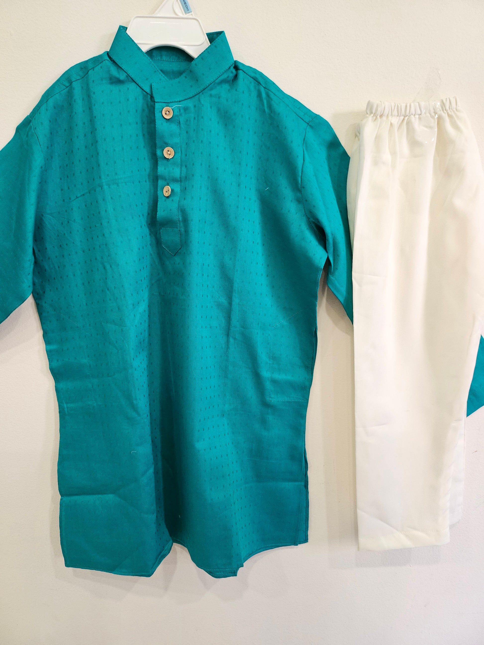 blue kurta pyjama 5-6y