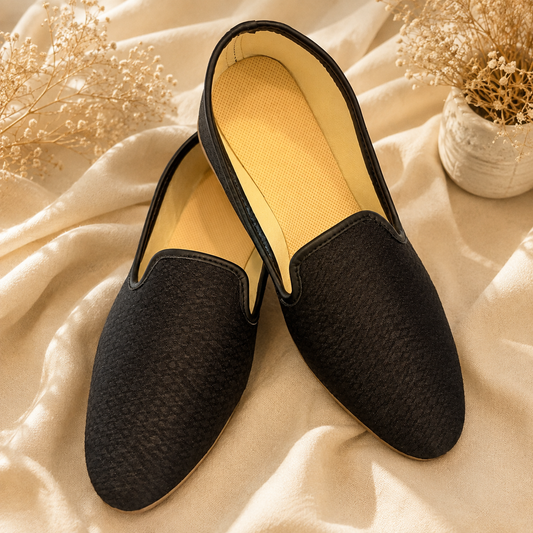 KPL0079 Black Self-Design Jutti