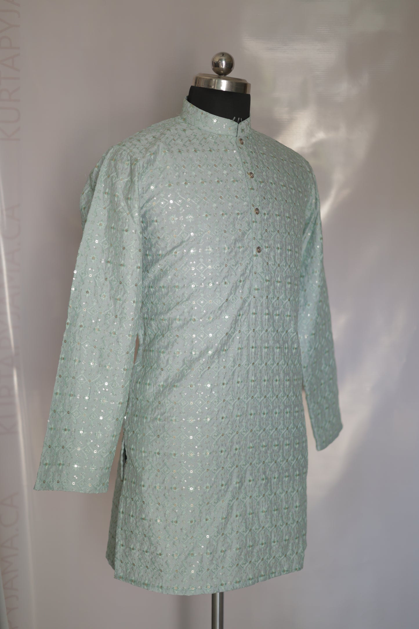 KPD6187 Sea Green Kurta Pyjama Set