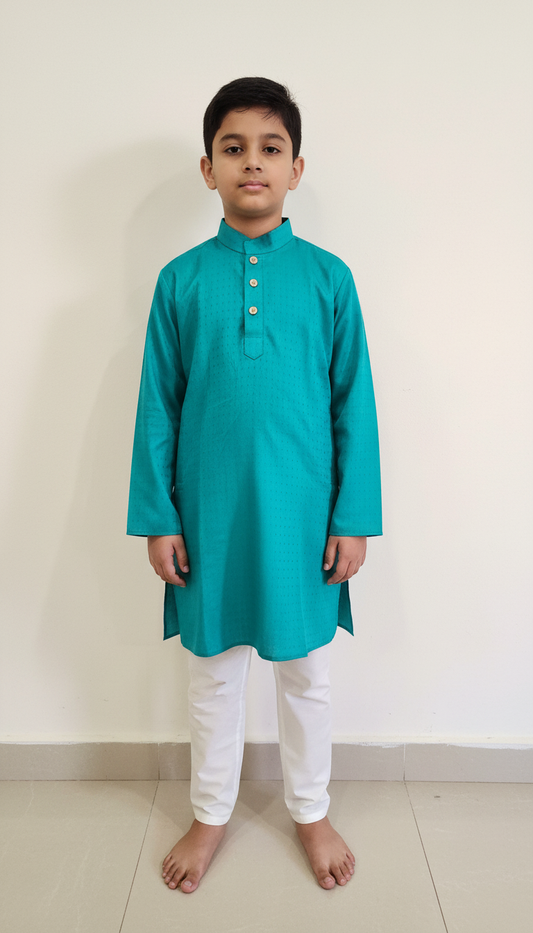 KPK7060 Blue Kurta Pyjama Set 5-6y