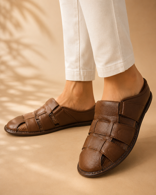 KPL0080 Brown Sandal For Men