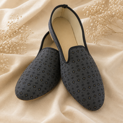 dark blue jutti