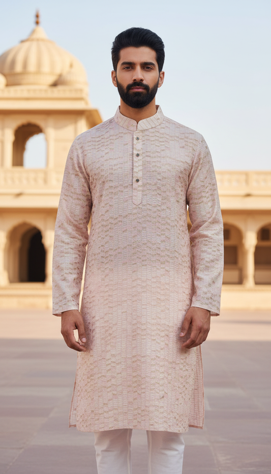 KPD6024 Baby Pink Kurta Pyjama
