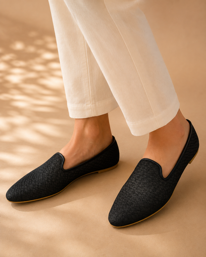 KPL0079 Black Self-Design Jutti
