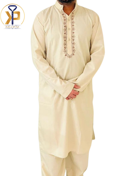 pathani kurta salwar set for men