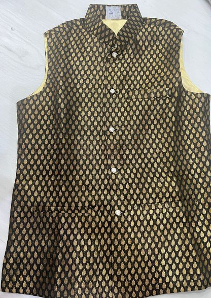 black nehru jacket