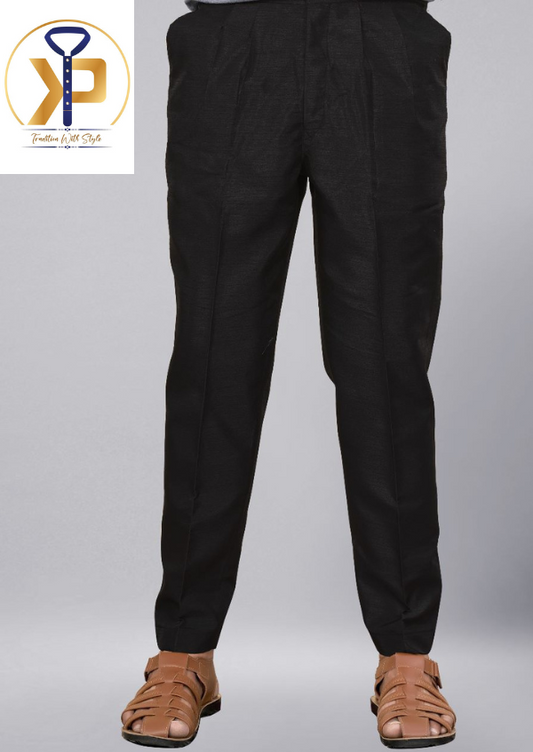 KPJ4001 Black Pant With Straight Fit