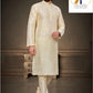 Cream Kurta Pyjama Set