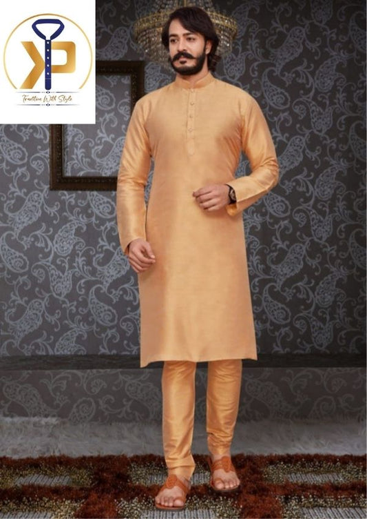 Golden Kurta Pyjama Set in Canada