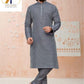 Grey Kurta Pyjama Set