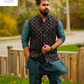 KPJ6070 Heavy Work Nehru Jacket ( Koti )