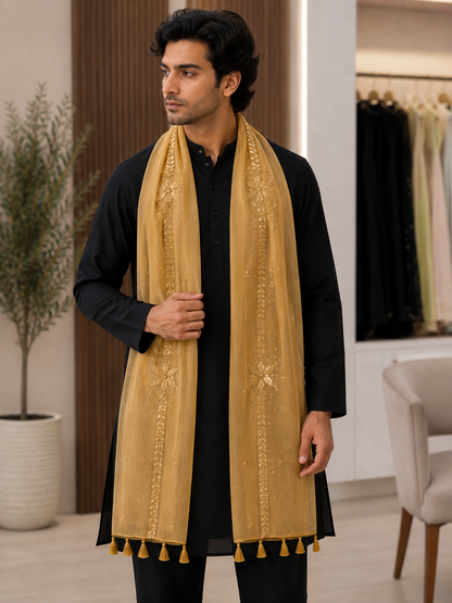 KPSH0149 Gold Stole