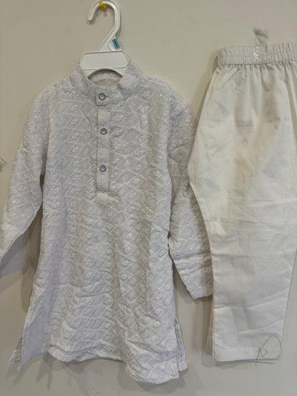 grey kurta pyjama 2-3y