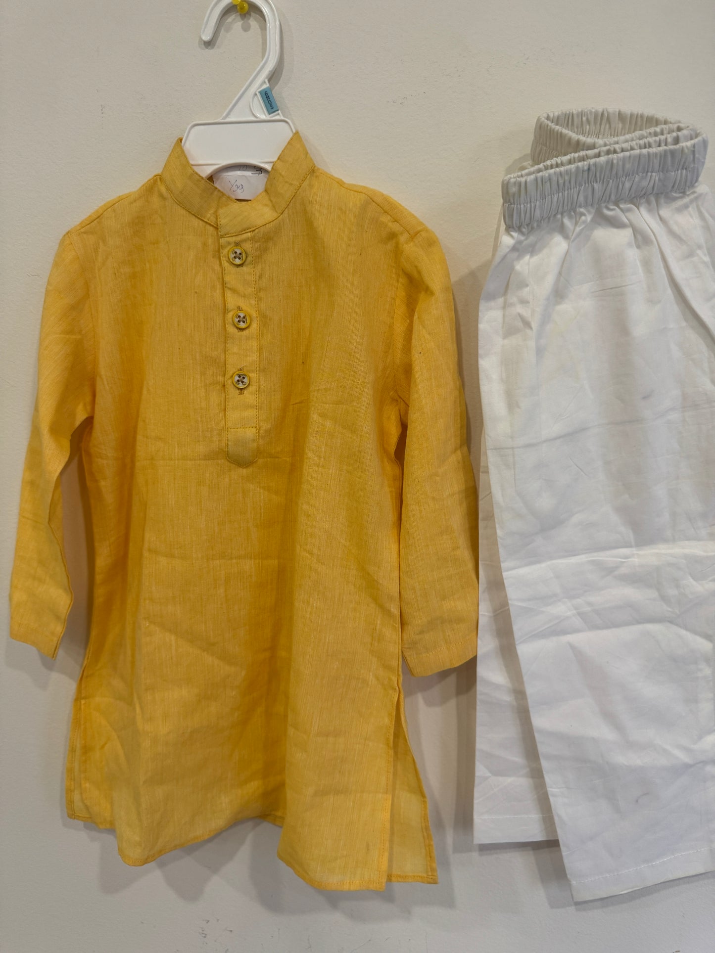 yellow kurta pyjama 2-3 y boys