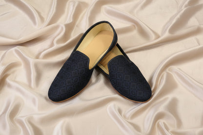 KPL0054 Navy Blue Jutti/Khussa For Men