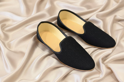KPL0032 Designer Black Jutti/Khussa