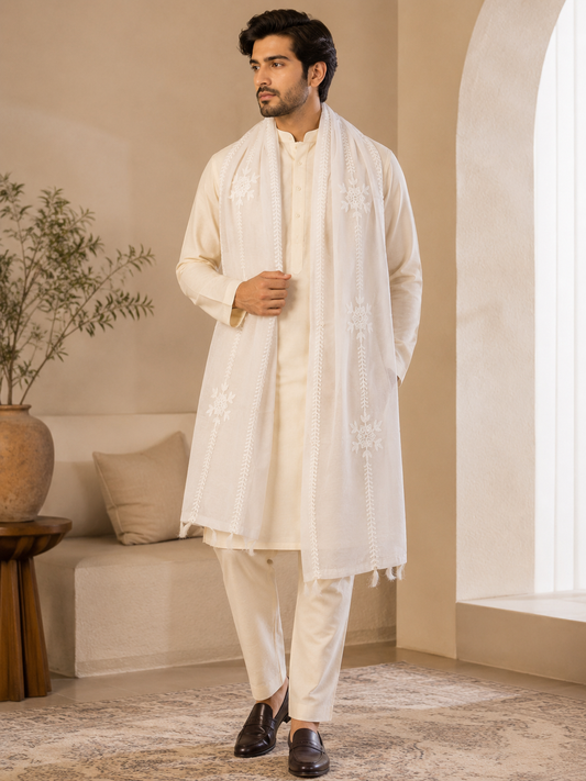 White Stole For Men
