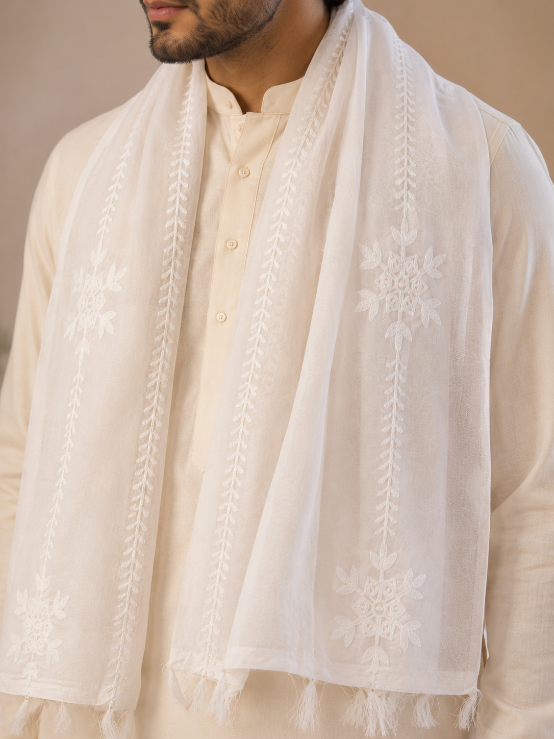 White Stole For Men