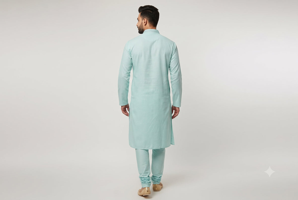 KPC1075 Light Blue Kurta Pyjama Set