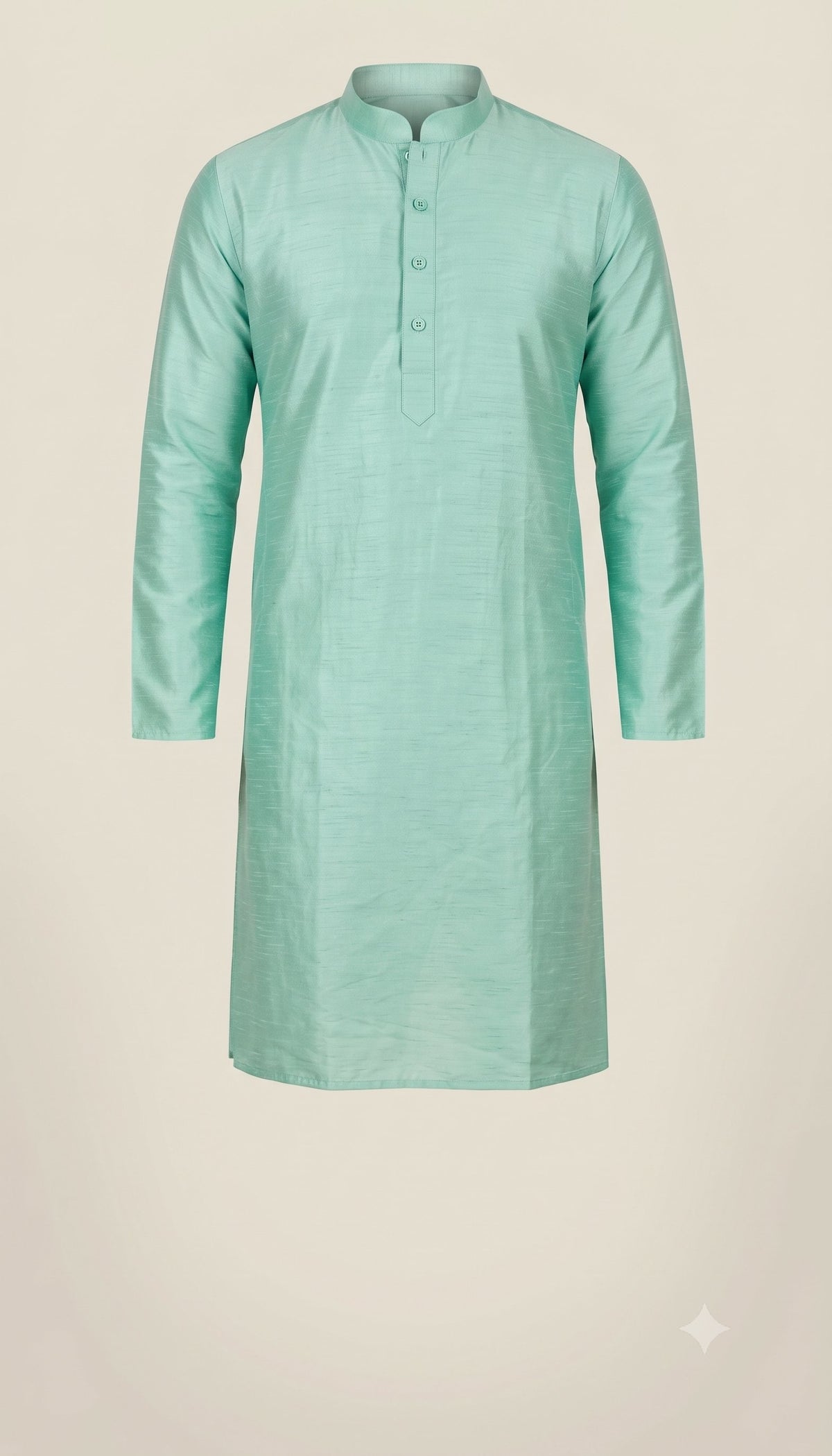 KPK7004 Green Kurta With White Pyjama Set