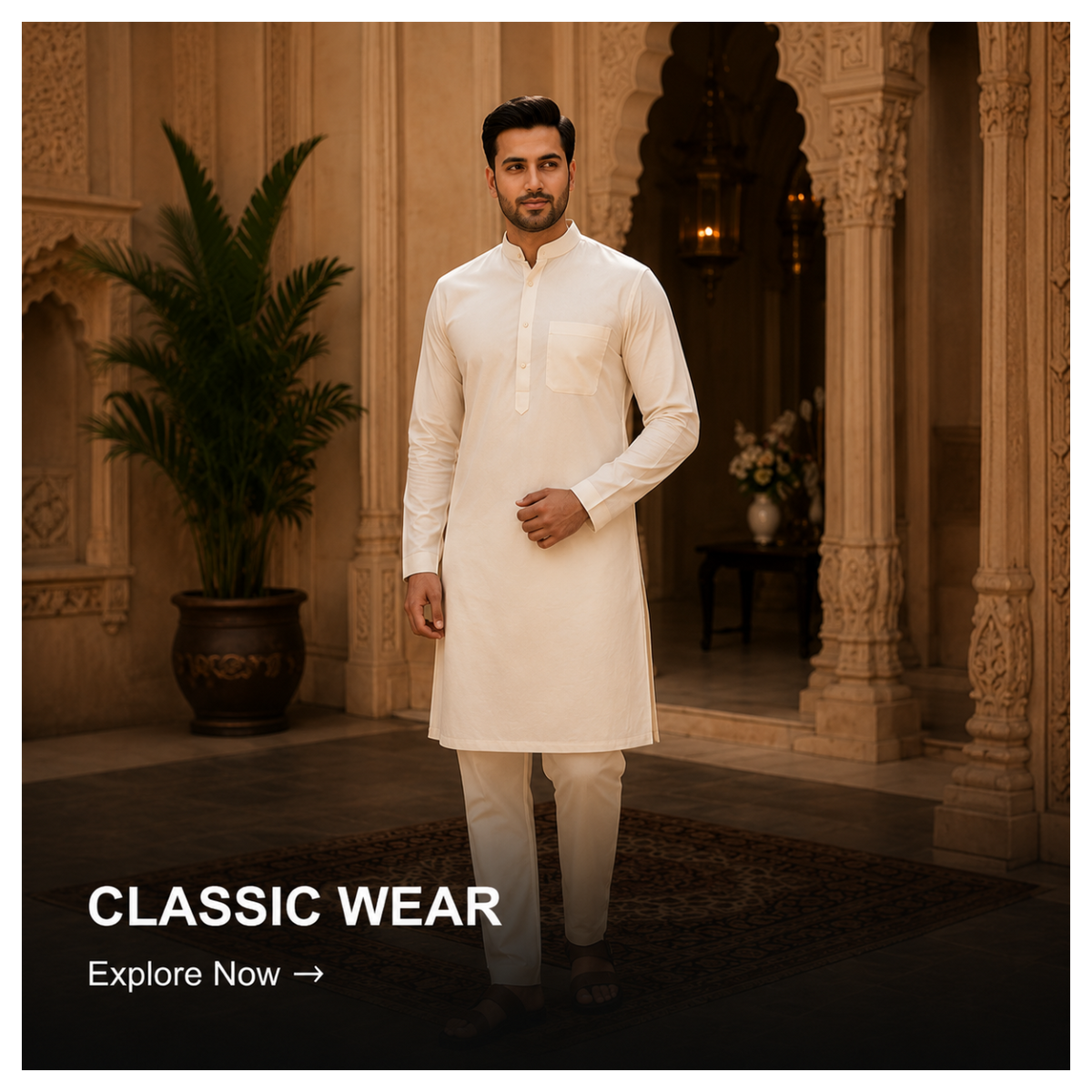 Men Classic Wear KURTA PYJAMA