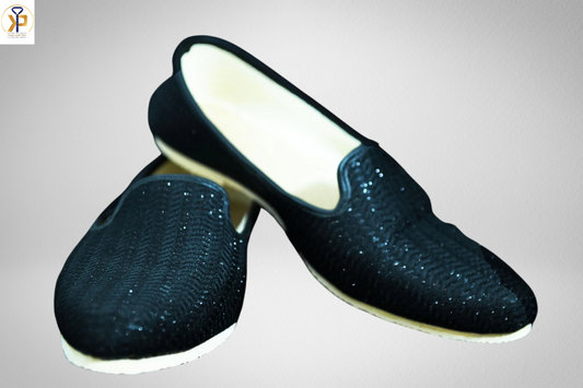 black jutti for men