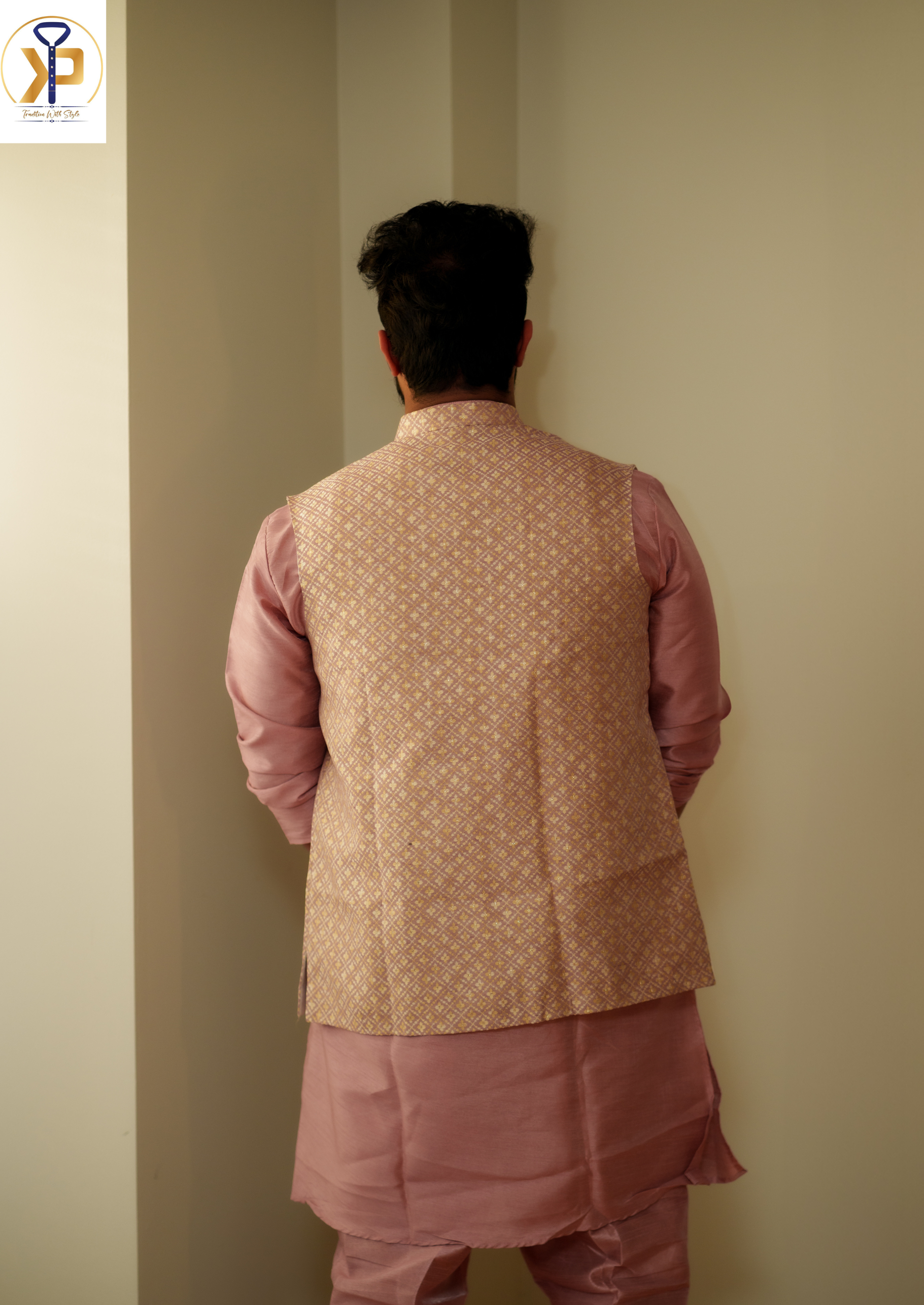 Stylish Lilac Nehru Jacket for Men.