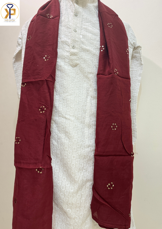 Maroon Stole