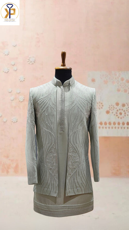 men indo western sherwani set canada