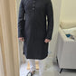 KPD5056 Black Kurta Pyjama For Men