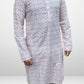 KPD5061 Chikankari Sequence Beige White Shade Kurta Pyjama Set