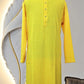 yellow kurta pyjama