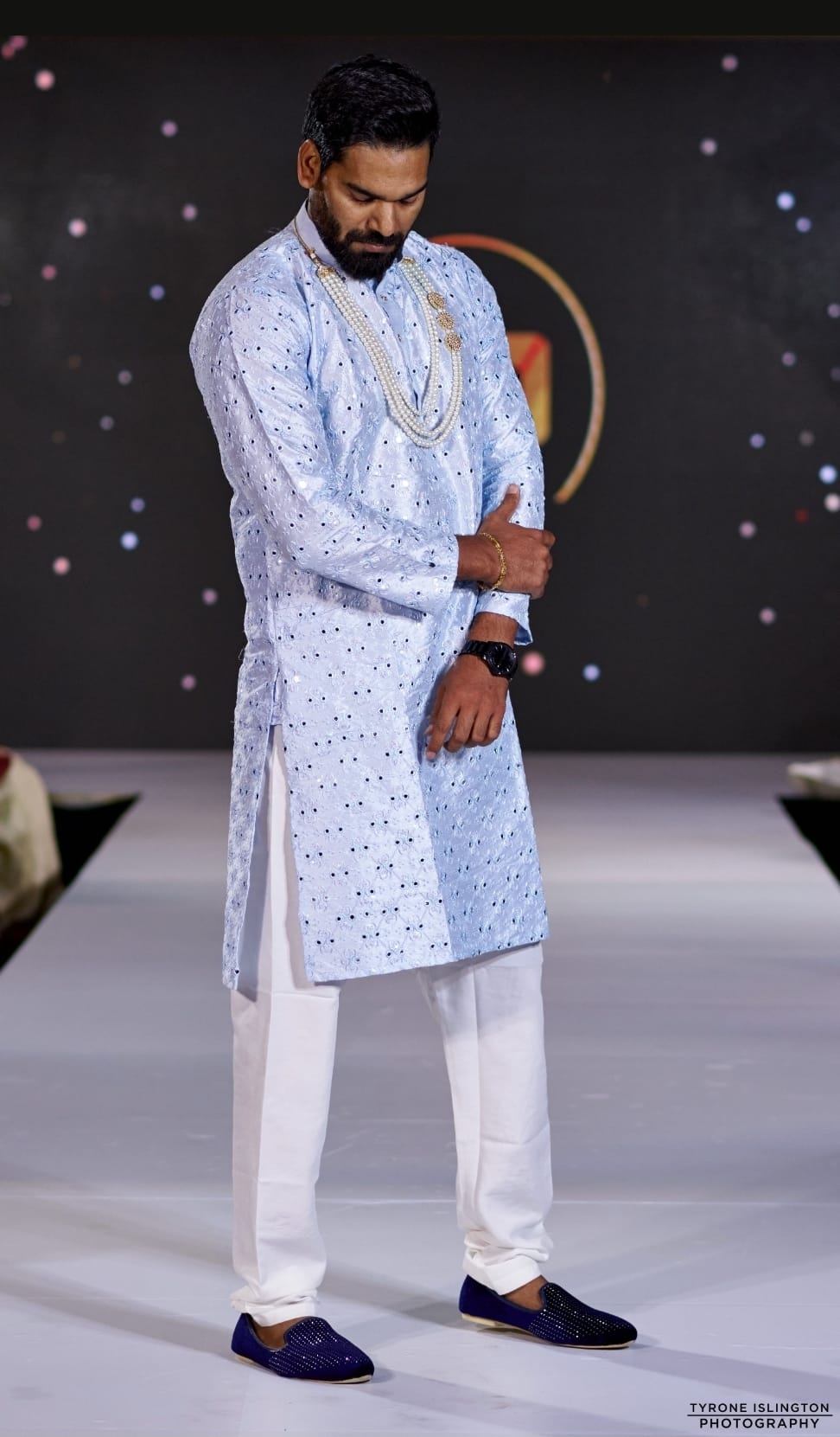 KPD5196 Sky Blue Designer Kurta Pyjama - Kurtapyjama.ca