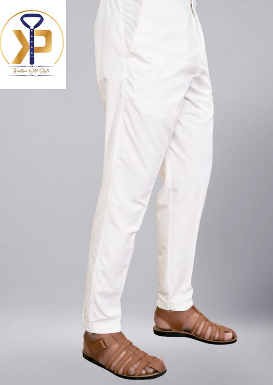 KPJ4002 White Polo Pant