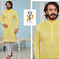 KPD1091 Designer Yellow Kurta Pyjama Set