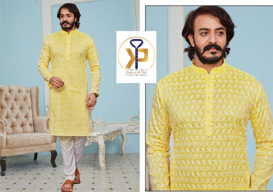 Designer kurta sales pajama for wedding