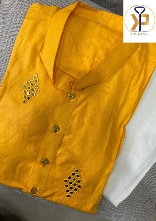 yellow kurta pyjama for men canada