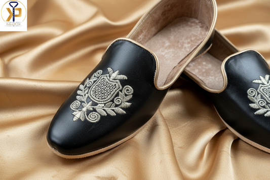KPL0001 Black Jutti/Loafer For Men - Kurtapyjama.ca