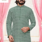 green kurta pyjama