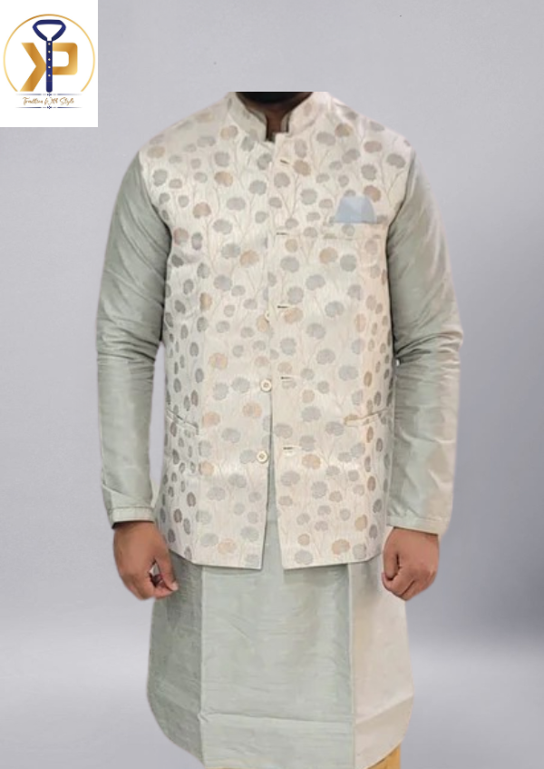 KPJ6047 Designer Nehru Jacket For Men