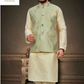 green nehru jacket